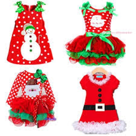 Some beautiful kids Christmas dresses