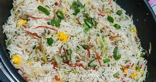 recipe for vegetable fried rice