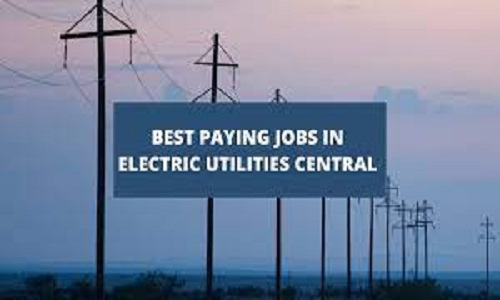 How many jobs are available in electric utilities central